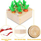 Jeu Montessori Récolte de Carottes & Trieur de Formes en Bois