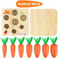 Jeu Montessori Récolte de Carottes & Trieur de Formes en Bois