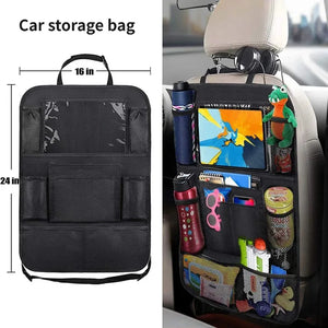 Organisateur de Siège de Voiture Multifonctionnel avec Support de Tablette | Sac de Rangement Grande Capacité