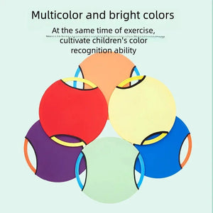 Jouet Sensoriel de Lancer de Cercle Rebondissant (35 cm) | Jeu d’Équilibre et d’Apprentissage pour Enfants