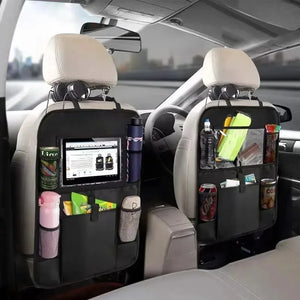 Organisateur de Siège de Voiture Multifonctionnel avec Support de Tablette | Sac de Rangement Grande Capacité
