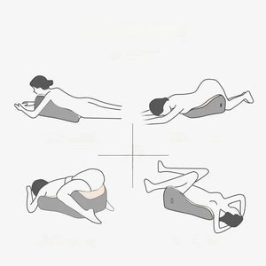 Oreiller de Taille Ergonomique pour Adultes | Coussin de Soutien Multi-Usages